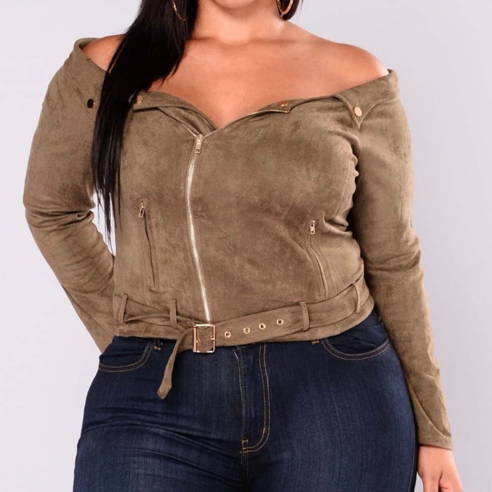 Shade Off Shoulder Jacket